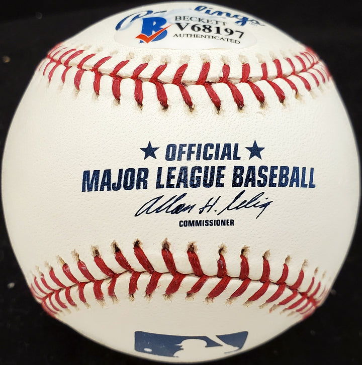 Ozzie Van Brabant Signed MLB Baseball Philadelphia A's Beckett #V68197