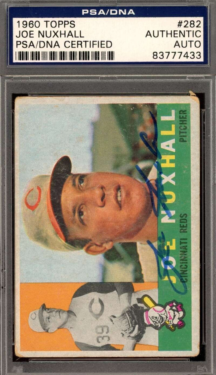 Joe Nuxhall PSA DNA Signed 1960 Topps Autograph