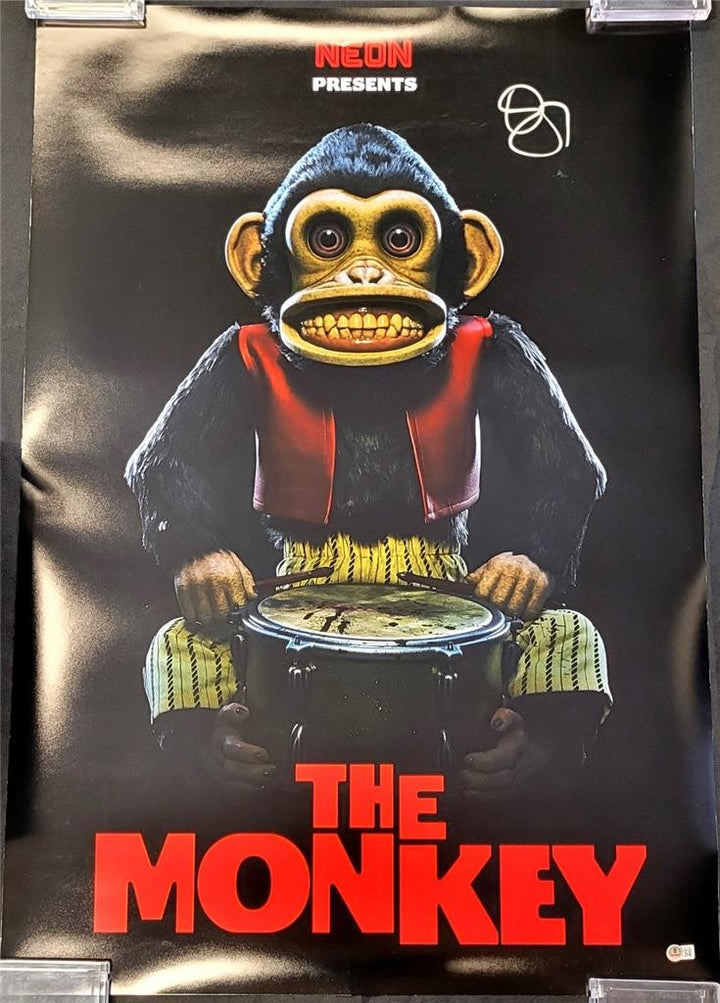 Osgood Perkins signed The Monkey 27x40 movie poster #2 autograph ~ Beckett BAS