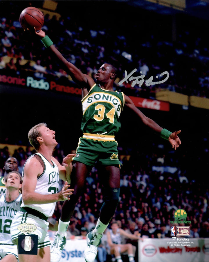 Xavier McDaniel Signed Framed 8x10 Photo Seattle Supersonics MCS Holo