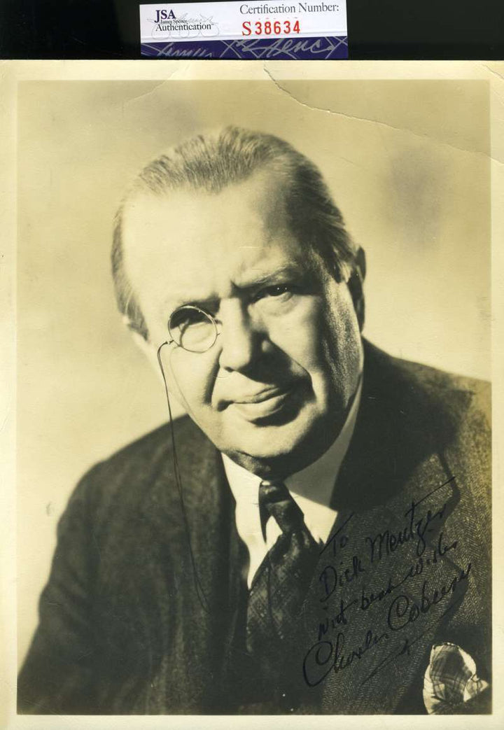 Charles Coburn Jsa Coa Hand Signed Photo Authentic Autograph
