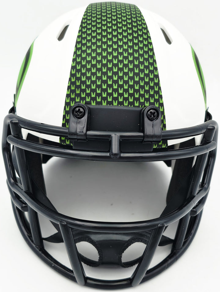 Ty Okada Signed Seahawks Lunar Eclipse Mini Helmet MCS Holo Marks