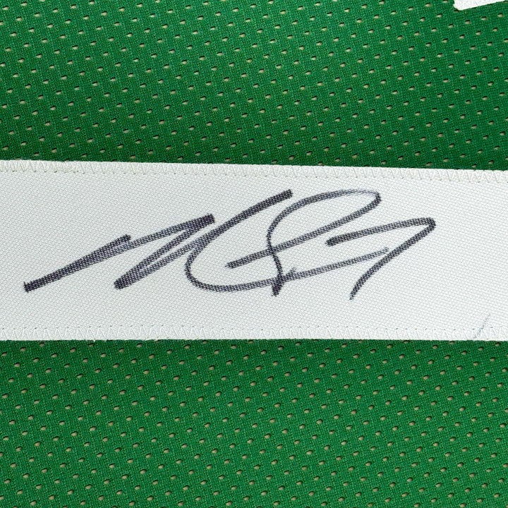 FRAMED Autographed/Signed MICHAEL VICK 33x42 Philadelphia Kelly Jersey BAS COA