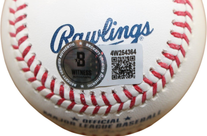 Goose Gossage Autographed New York Yankees OML Baseball HOF Beckett WIT 55363
