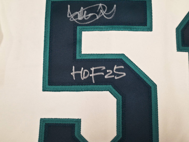 Mariners Ichiro Suzuki Auto White M&N Cooperstown 2001 Rookie Jersey 52 HOF 25