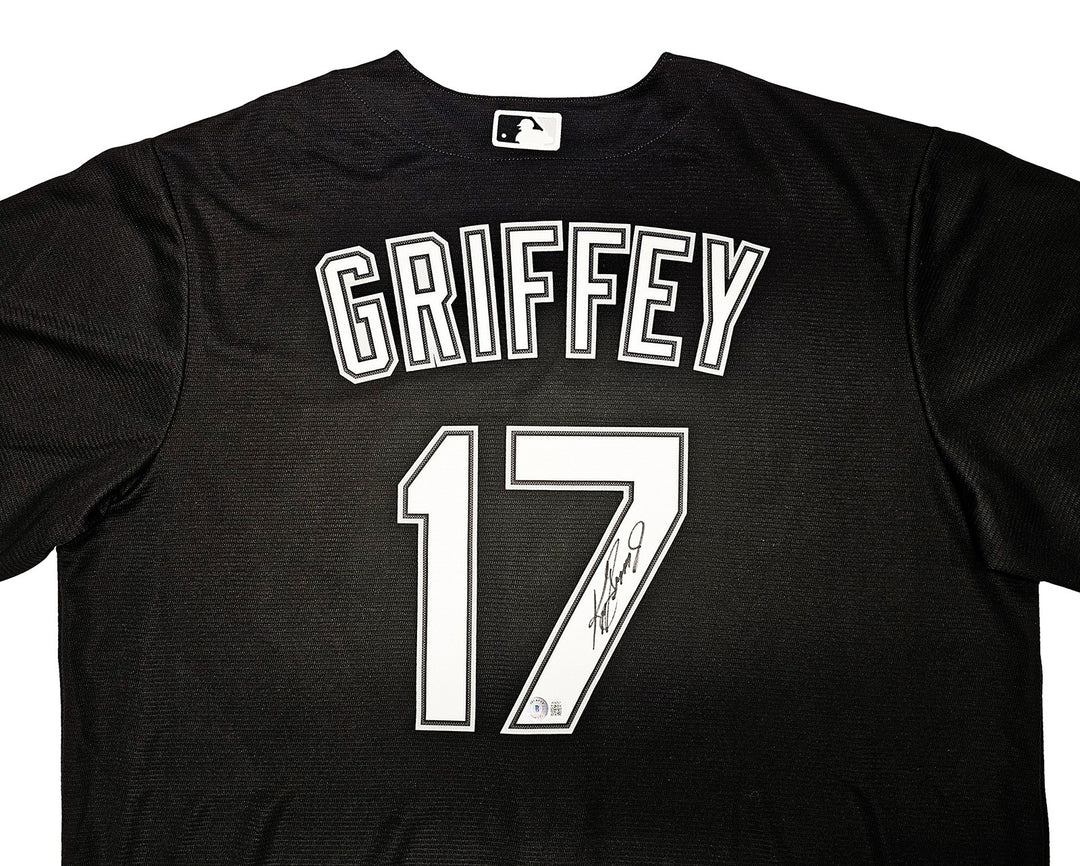 Chicago White Sox Ken Griffey Jr. Signed Black Nike Jersey Size XL Beckett Wit