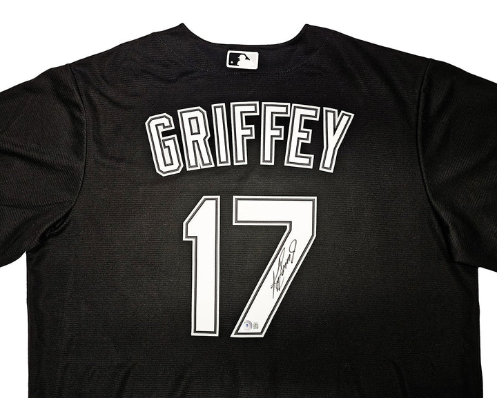 Chicago White Sox Ken Griffey Jr. Signed Black Nike Jersey Size XL Beckett Wit
