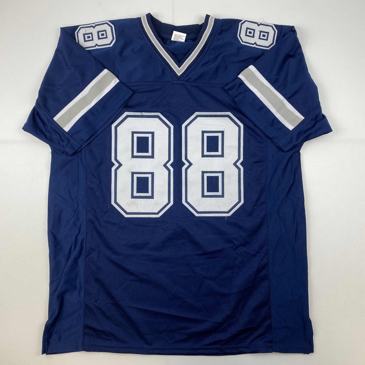 Facsimile Autographed Michael Irvin Dallas Blue Reprint Laser Jersey Men's XL
