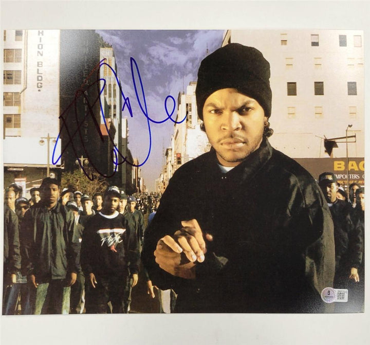 Ice Cube signed AmeriKKKa's Most Wanted 11x14 photo autograph NWA ~ Beckett BAS