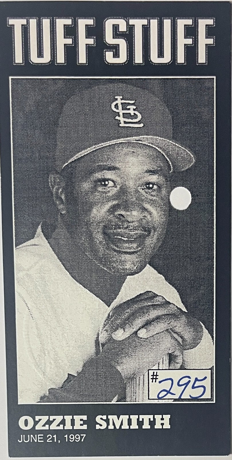 Ozzie Smith signed St. Louis Cardinals MLB 8x10 Photo- COA/Show Ticket/HOF