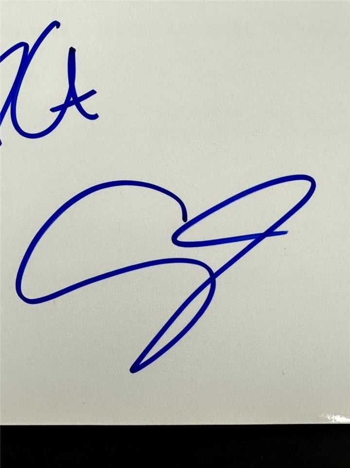 John Krasinski & Emily Blunt signed A Quiet Place Script autograph ~ Beckett BAS