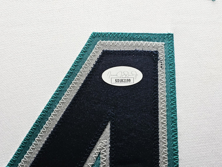 Seattle Mariners Julio Rodriguez Signed Framed White Jersey JSA