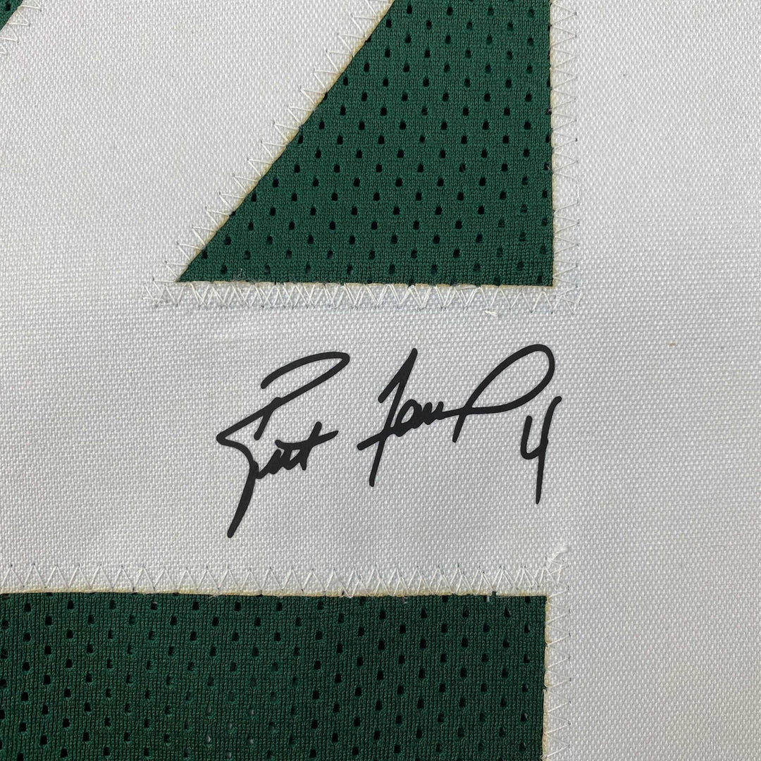Facsimile Autographed Brett Favre Green Bay Green Reprint Jersey Size Men's XL