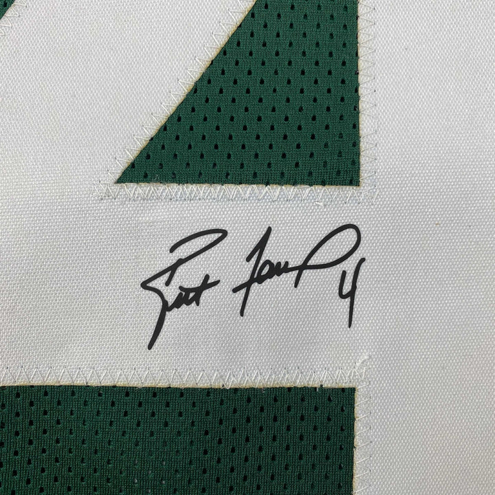 Facsimile Autographed Brett Favre Green Bay Green Reprint Jersey Size Men's XL