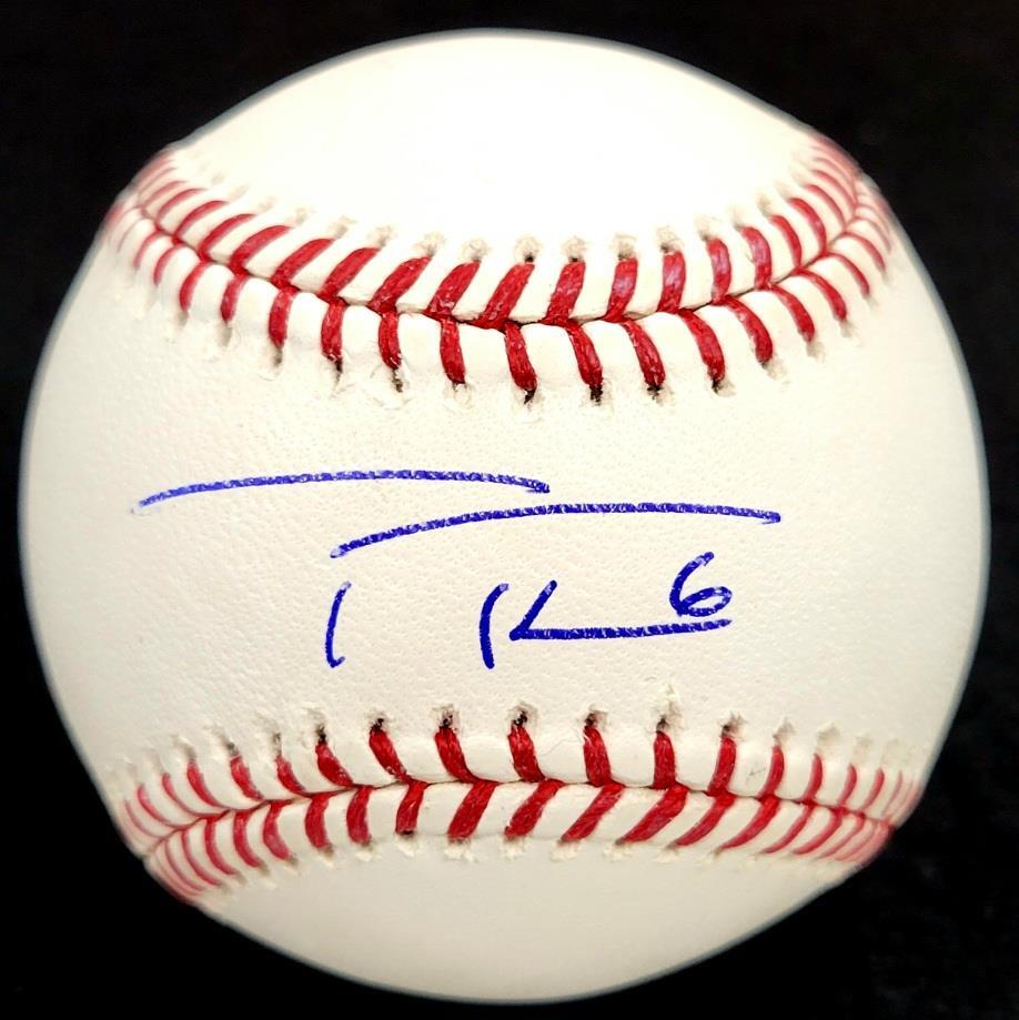 Trea Turner signed Official Rawlings MLB Baseball autograph Beckett BAS Holo