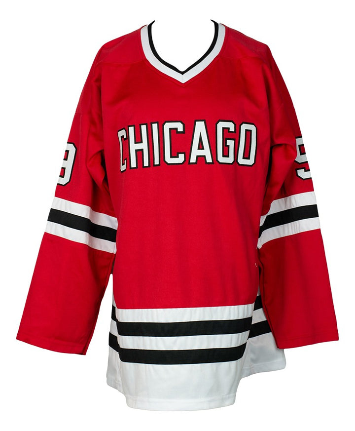 Bobby Hull Signed Custom Red Hockey Jersey HOF 1983 Golden Jet Insc JSA