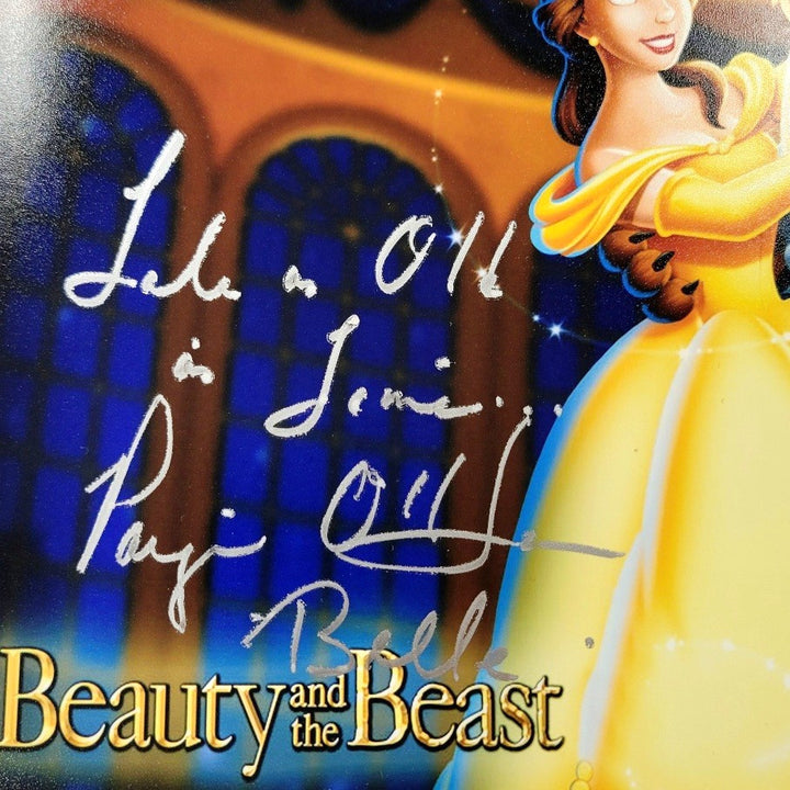 Paige O'Hara signed Beauty & the Beast "Belle" 11x14 Photo auto ~ Beckett BAS