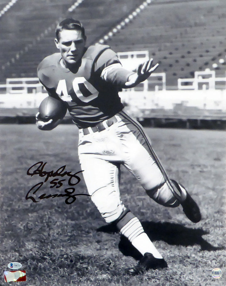 Howard "Hopalong" Cassady Signed 16x20 Photo Ohio State Buckeyes Beckett