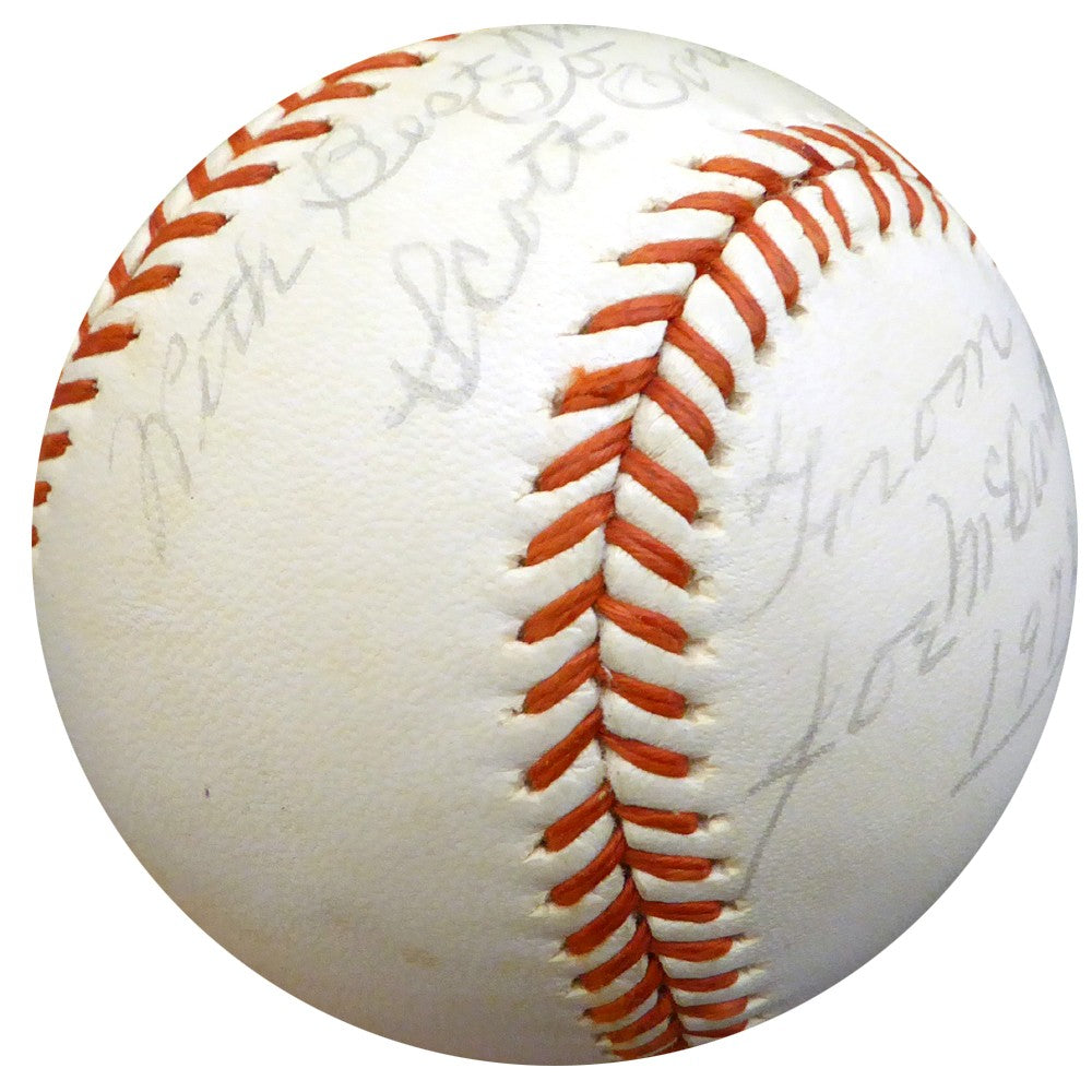 Joe McCarthy Auto Official League Baseball Yankees To Scott Best Wishes Beckett