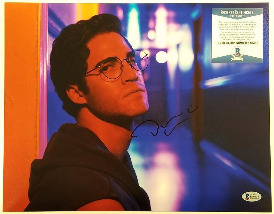 Actor DARREN CRISS Signed 11x14 Photo American Crime Story Auto~ Beckett BAS COA