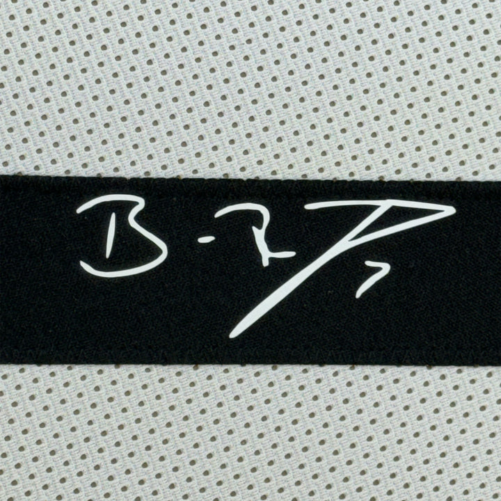 Framed Facsimile Autographed Ben Roethlisberger 33x42 Reprint Laser Auto Jersey