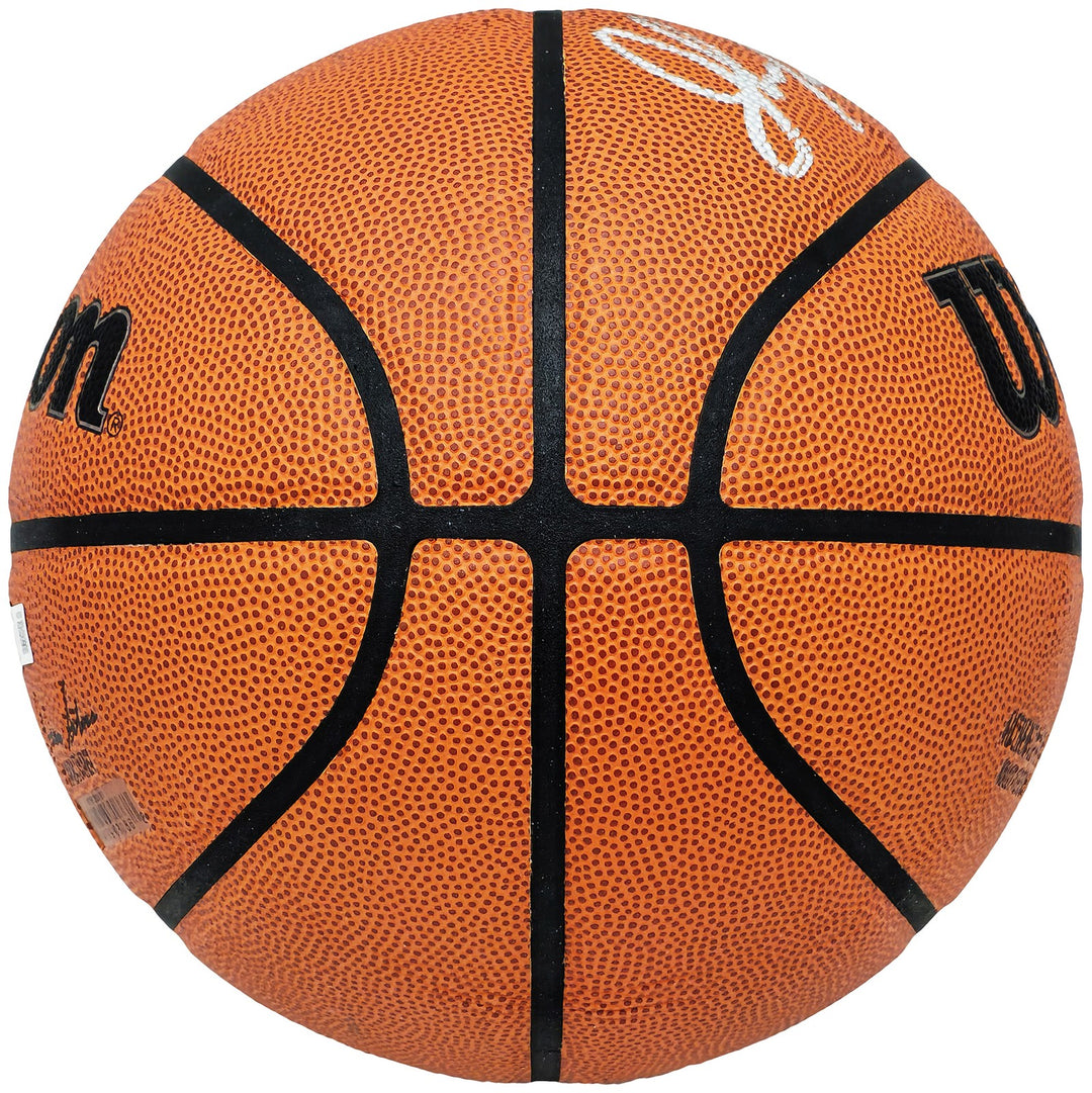 John Stockton Auto Authentic Series Indoor/Outdoor IO Basketball Jazz Beckett
