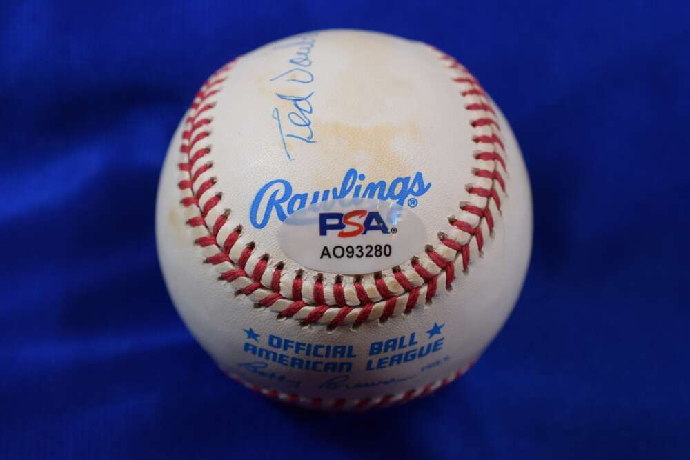 Ted Double Duty Radcliffe PSA DNA Autograph American League Signed Baseball OAL