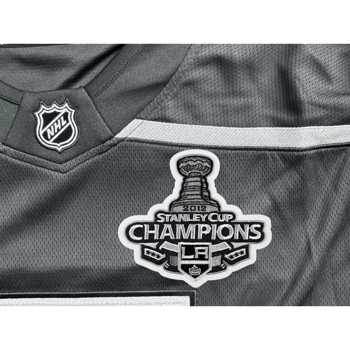 Jonathan Quick Autographed LA Kings 2012 Stanley Cup Jersey Conn Smythe IGM COA