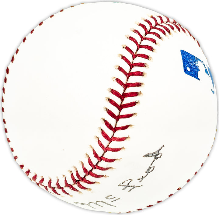 Ralph McLeod Autographed Official MLB Baseball Boston Bees Beckett QR #BM25543