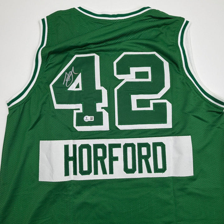 Autographed/Signed Al Horford Boston Green City Edition Jersey Beckett BAS COA