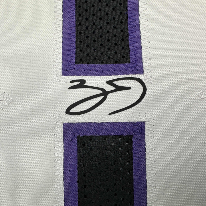 Facsimile Autographed Zach LaVine Sacramento Black Reprint Jersey Size Men's XL