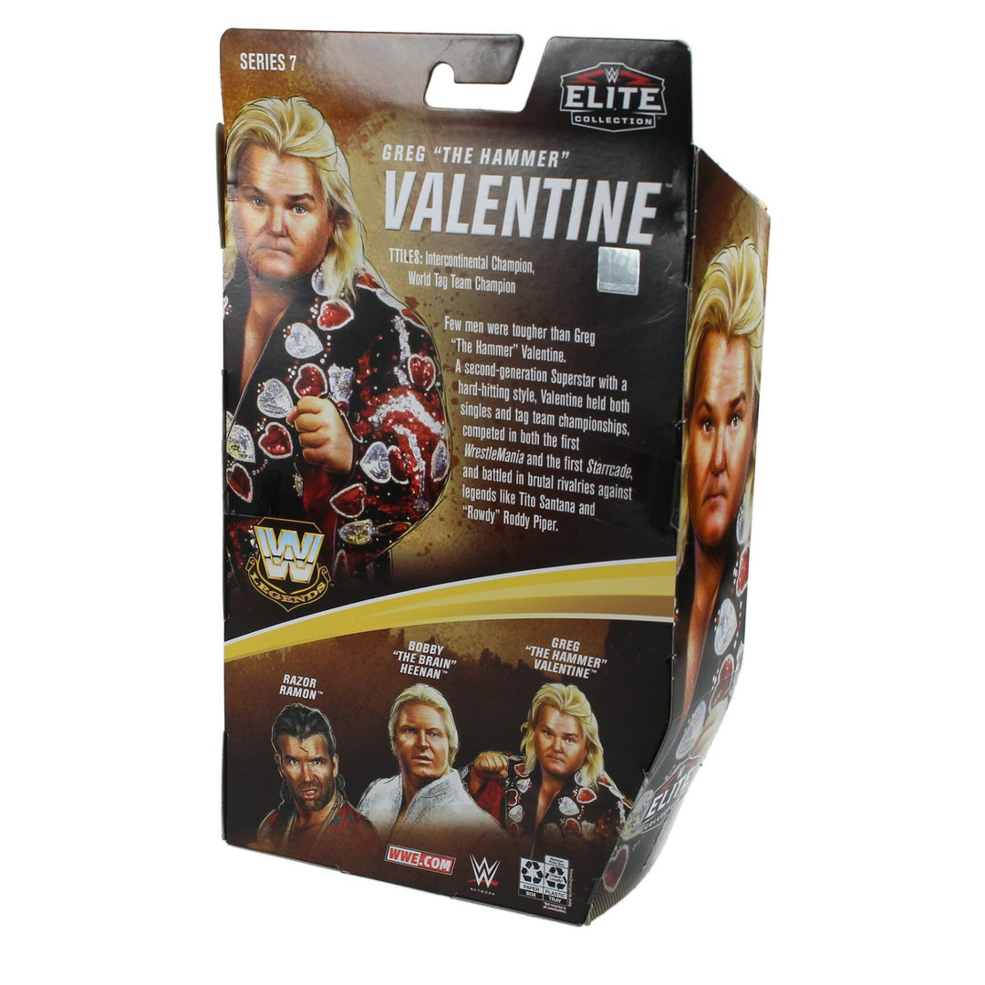 Greg Valentine Autographed WWE Mattel Elite Legends Series 7 Action Figure JSA
