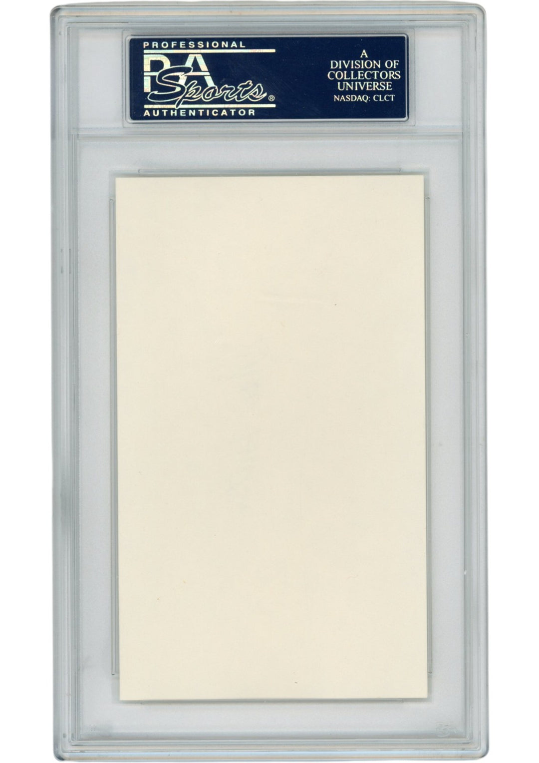 Don Hutson Autographed/Signed Green Bay Packers Index Card Slabbed PSA 54892