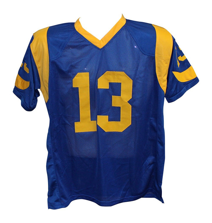 Kurt Warner Autographed/Signed TB Pro Style Jersey Beckett 30387