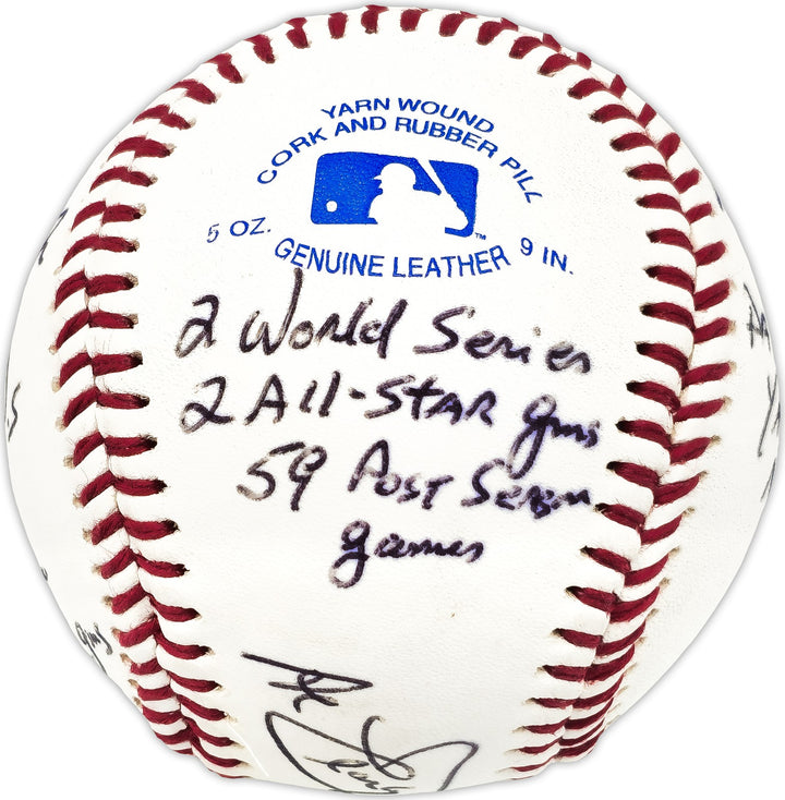 Al Clark Signed Official League Baseball Umpire Statball 11 Stats JSA #GG31762