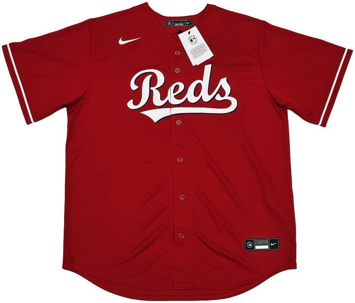 Cincinnati Reds Elly De La Cruz Signed Red Nike Jersey Size L Beckett Witness