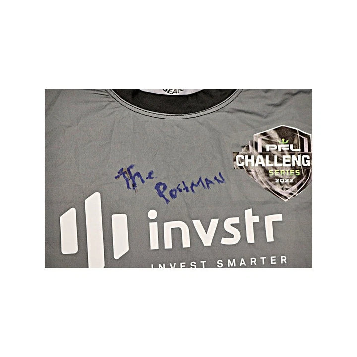Dilano Taylor Autographed Event Worn Walkout Shirt from the 2022 PFL Season Championship 11/25/22