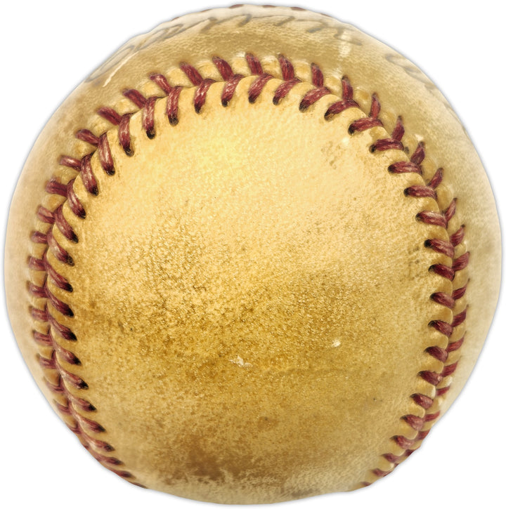 Connie Mack Signed Official League Baseball Philadelphia A's Beckett #AE31059