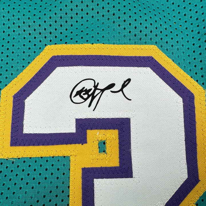 Facsimile Autographed Chris Paul New Orleans Teal Reprint Jersey Size Men's XL