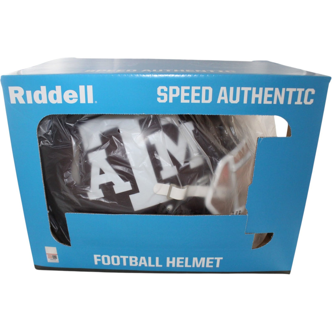 Johnny Manziel Autographed Texas A&M Authentic Helmet Heisman Beckett WIT 58251