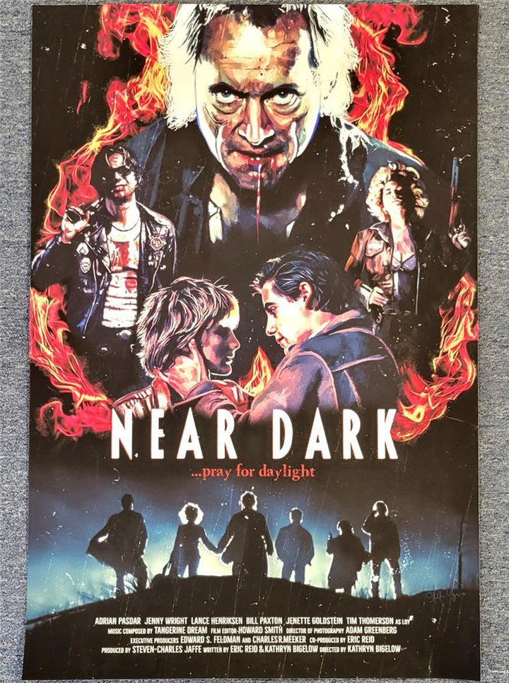 Near Dark "Night Travelers" 24x36 Lithograph Stella Ygris Mondo Print #'ed /50