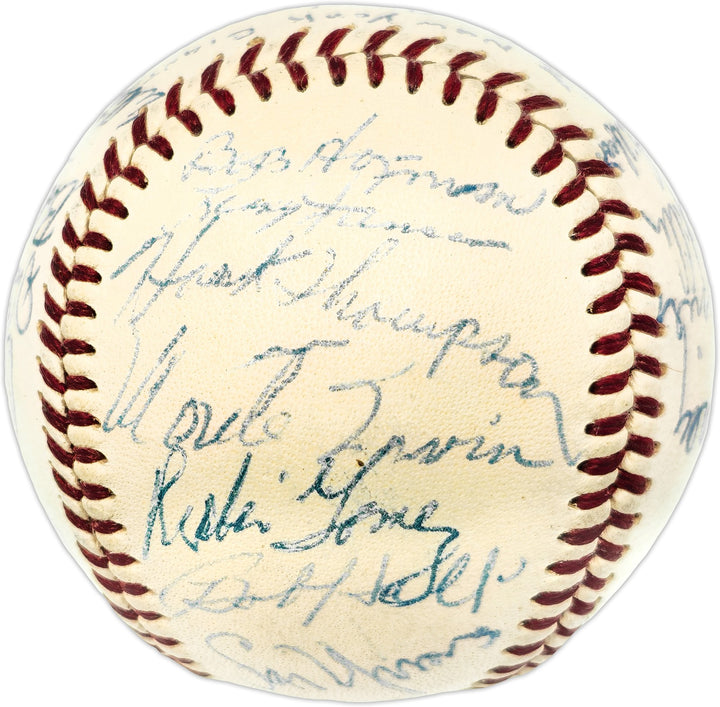 1953 New York Giants Signed Official Giles NL Baseball 29 Sigs