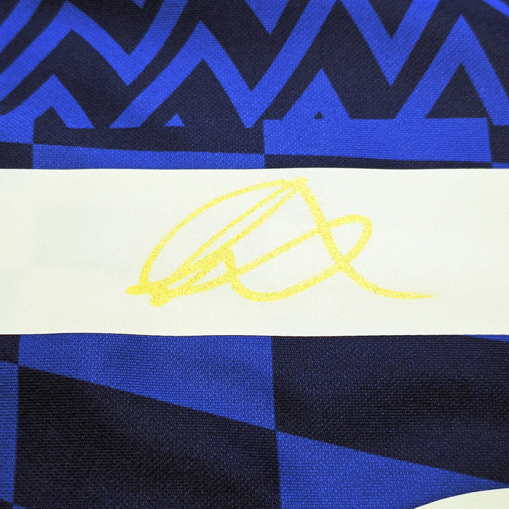 Chelsea F.C. Mason Mount Signed Blue Nike Jersey Size M in Gold Beckett