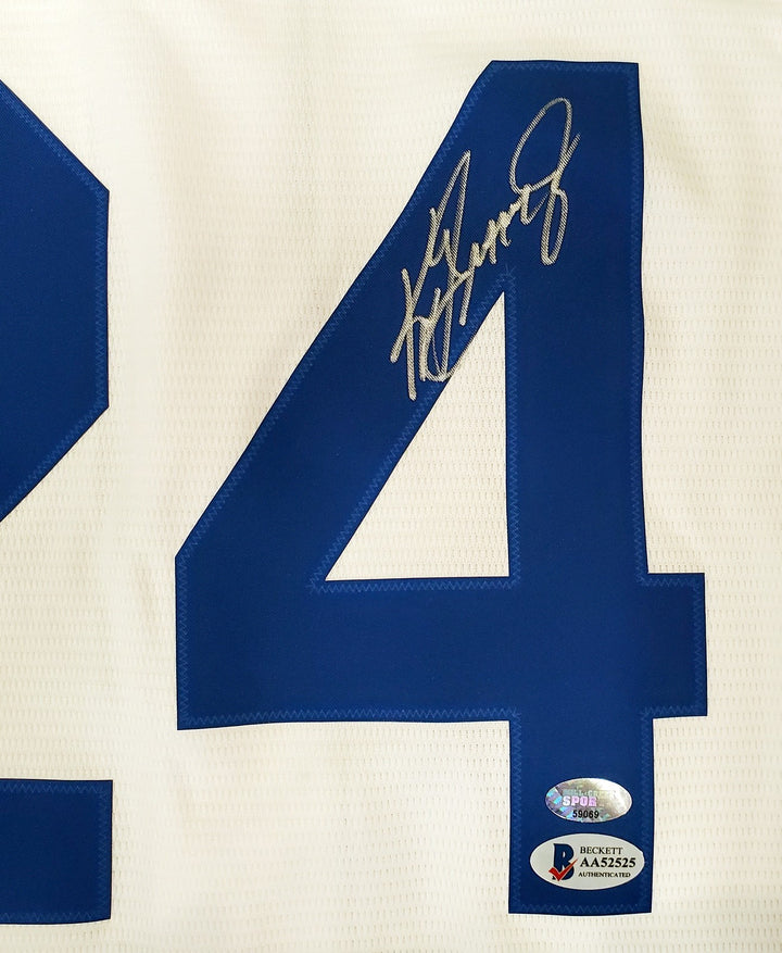Mariners Ken Griffey Jr. Signed White Nike Jersey Size XL Beckett & MCS Holo