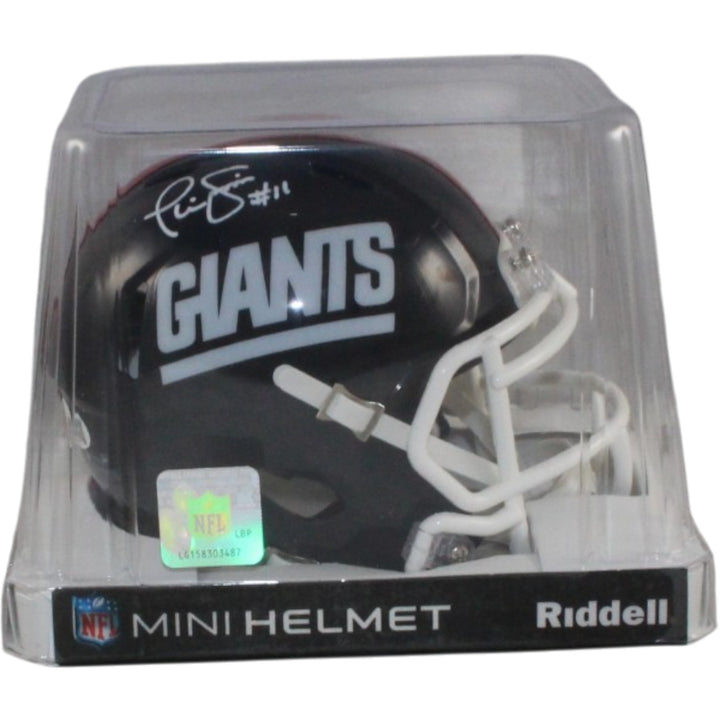 Phil Simms Autographed/Signed New York Giants TB Mini Helmet JSA 57160