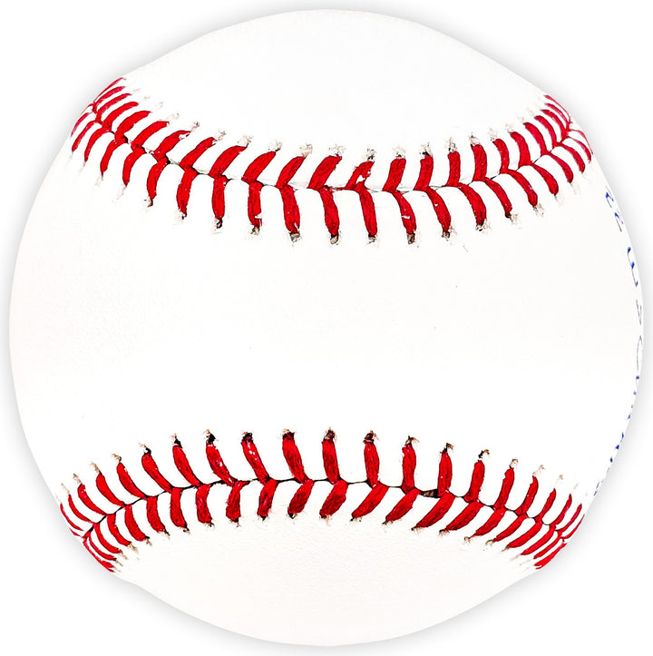 Rafael Montero Signed 2022 WS Logo MLB Baseball Astros Beckett Wit