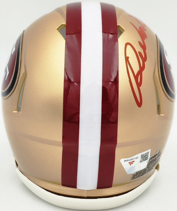 Deebo Samuel Signed San Francisco 49ers Gold Speed Mini Helmet Fanatics Holo