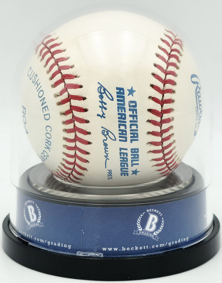 Joe Dimaggio Signed AL Baseball New York Yankees Auto GM 10 Beckett #18282442