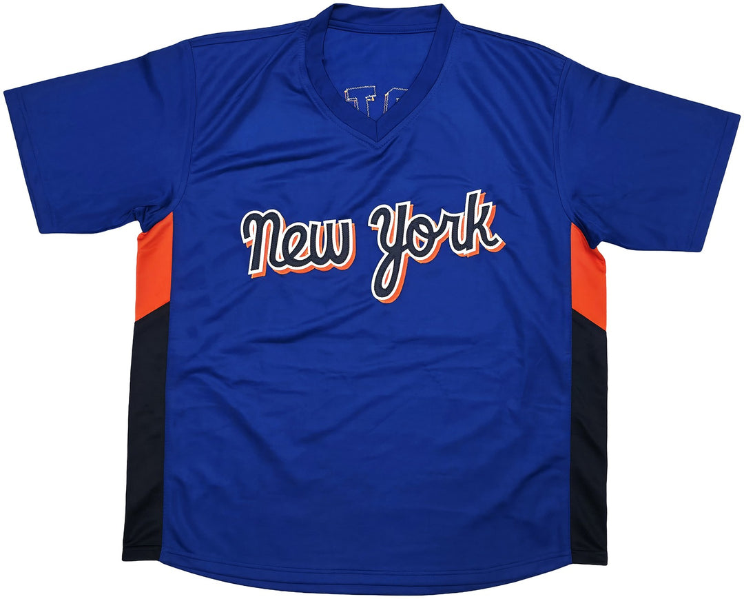 New York Mets Juan Soto Autographed Signed Blue Jersey Beckett BAS QR