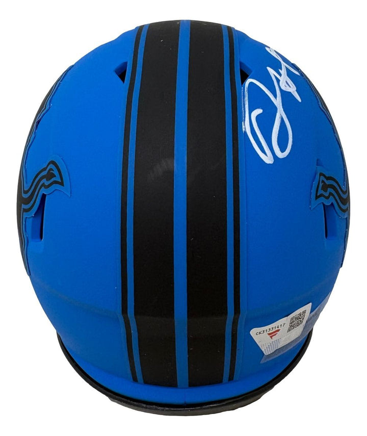 David Montgomery Signed Detroit Lions Rave Mini Speed Helmet Fanatics